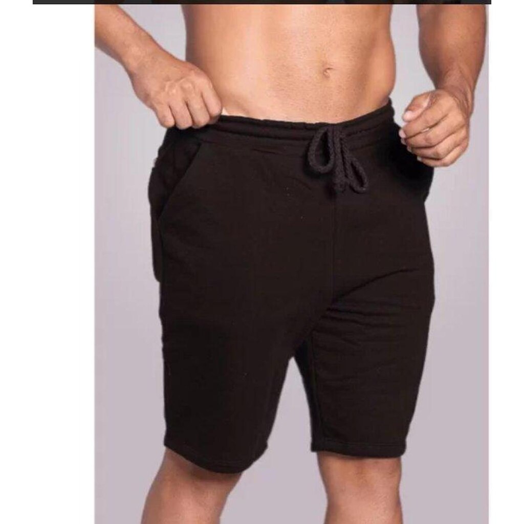 Bermuda Moda Fitness Moletom Masculina