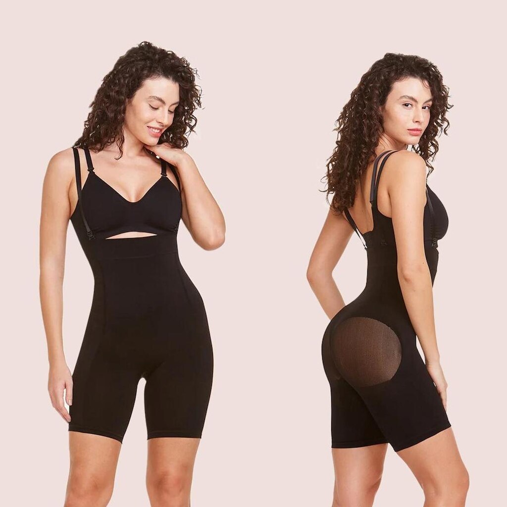 Bermuda Modeladora Feminina Cinta Abdominal Plié