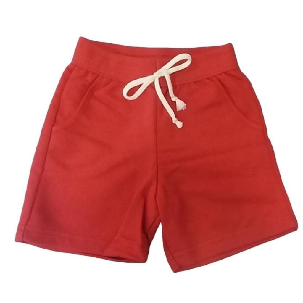 Bermuda Moletinho com Bolsos Infantil Menino