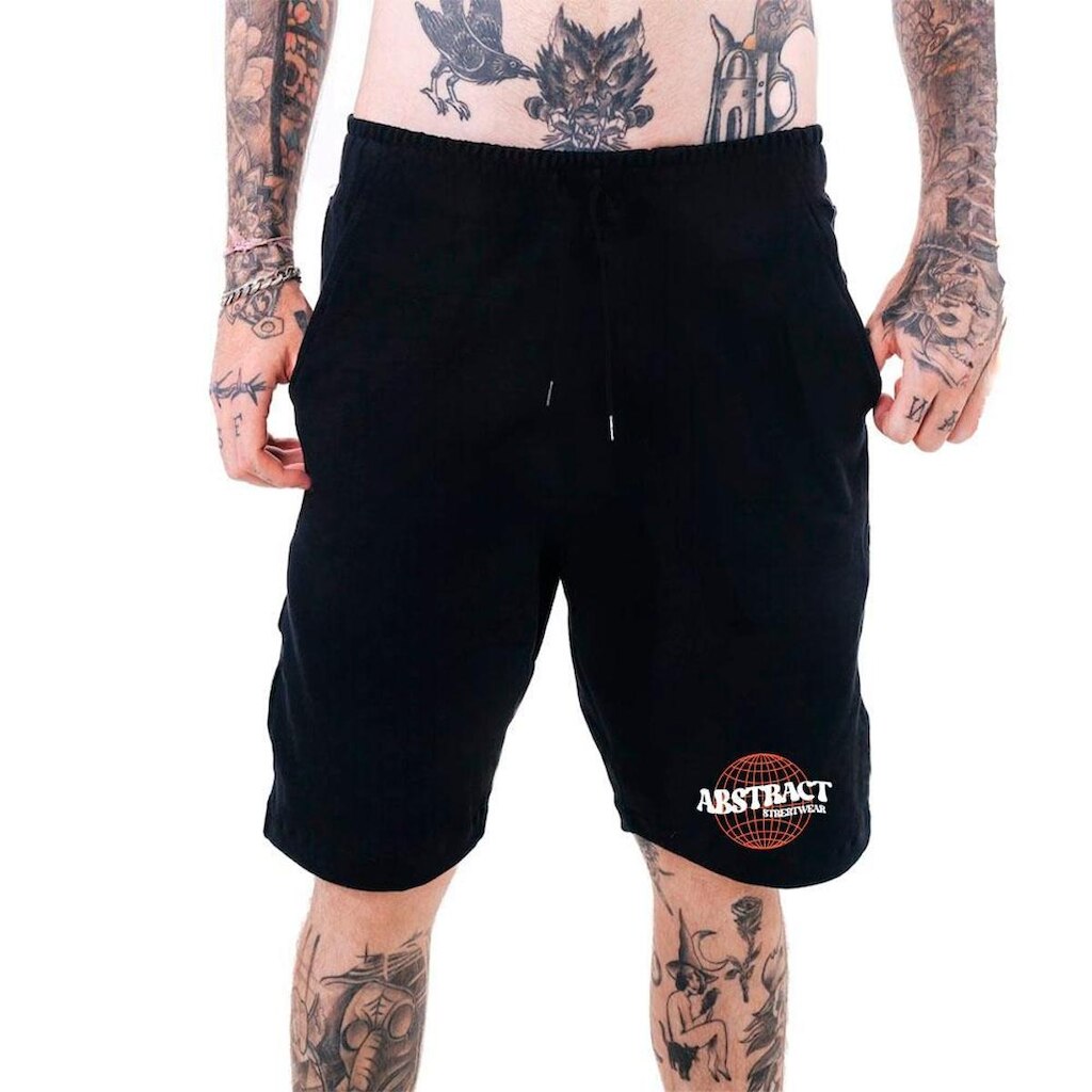 Bermuda Moletinho Masculina‎ Abstract Streetwear Globo New