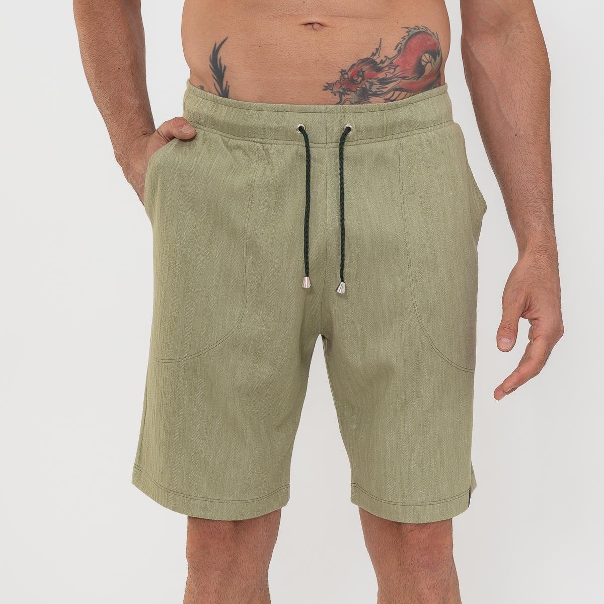 Bermuda Moletom C/ Bolso Chapado Alecrim Menor preço em Bermuda Moletom C/ Bolso Chapado Alecrim