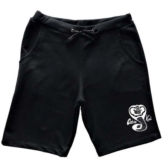 Bermuda Moletom Cobra Kai - Preto é ruim? Bermuda Moletom Cobra Kai - Preto é boa?