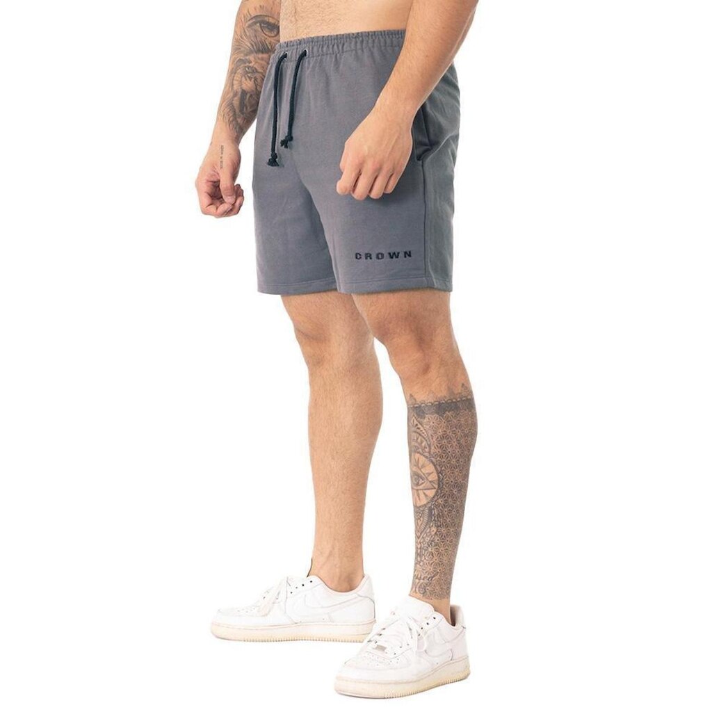 Bermuda Moletom Curta Crown Training Masculina