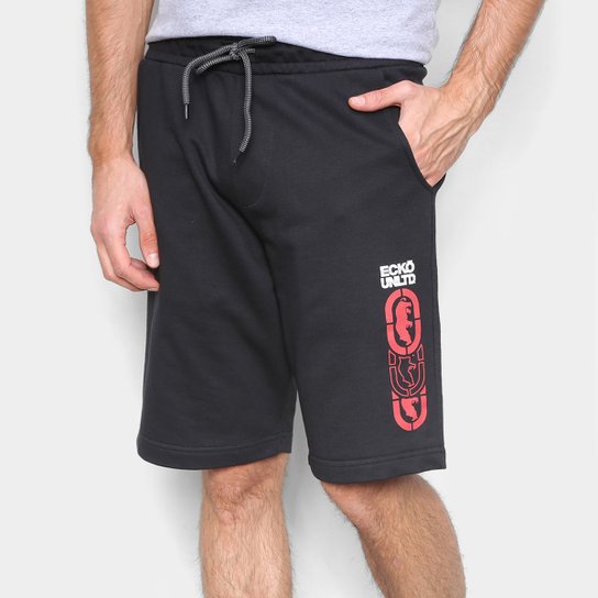 Bermuda Moletom Ecko Masculina - Preto é ruim? Bermuda Moletom Ecko Masculina - Preto é boa?