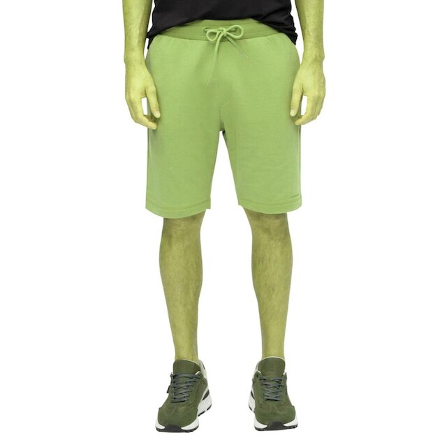 Bermuda Moletom Hangar 33 Com Bolso Verde Tam. M