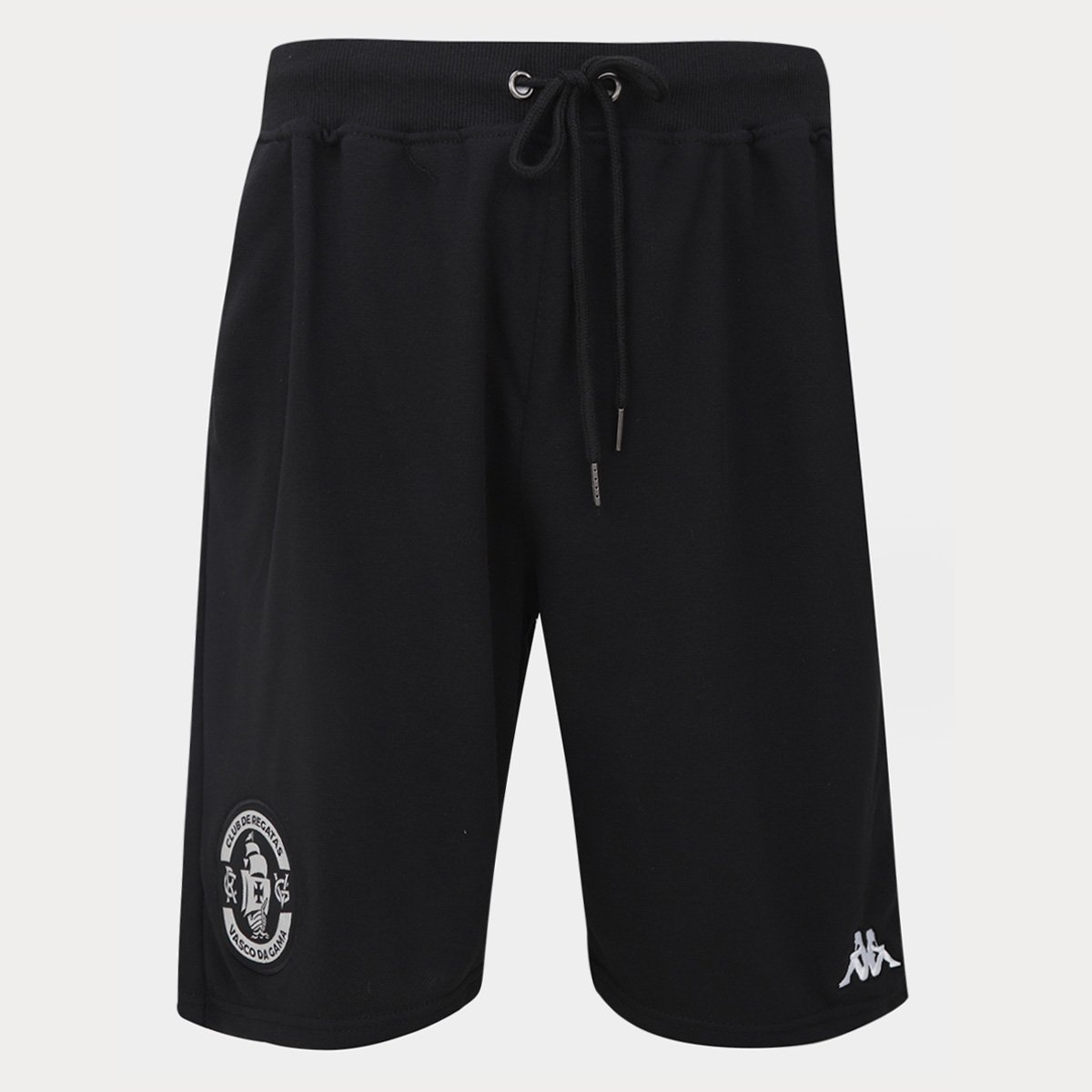 Bermuda Moletom Kappa Vasco da Gama Supporter Masculina Menor preço em Bermuda Moletom Kappa Vasco da Gama Supporter Masculina