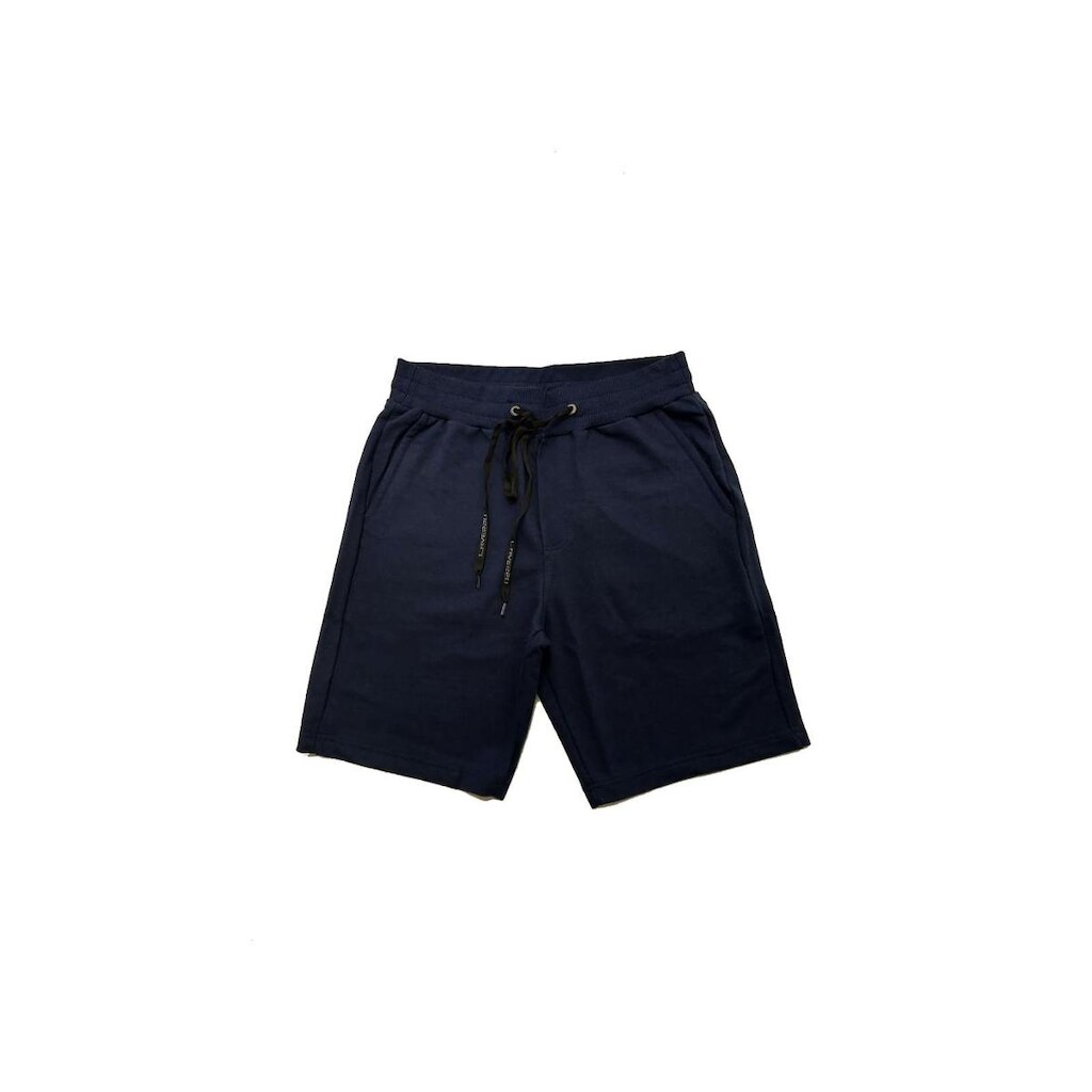 Bermuda Moletom Lado Avesso Azul Marinho Tam. G