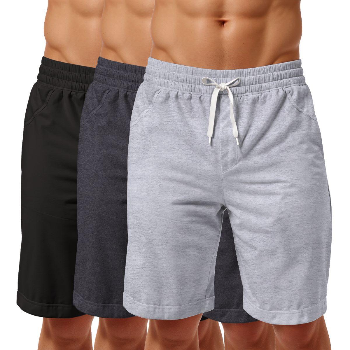 Bermuda Moletom Masculina Bolsos Lisa Cordão Ajustável Kit 3 Menor preço em Bermuda Moletom Masculina Bolsos Lisa Cordão Ajustável Kit 3
