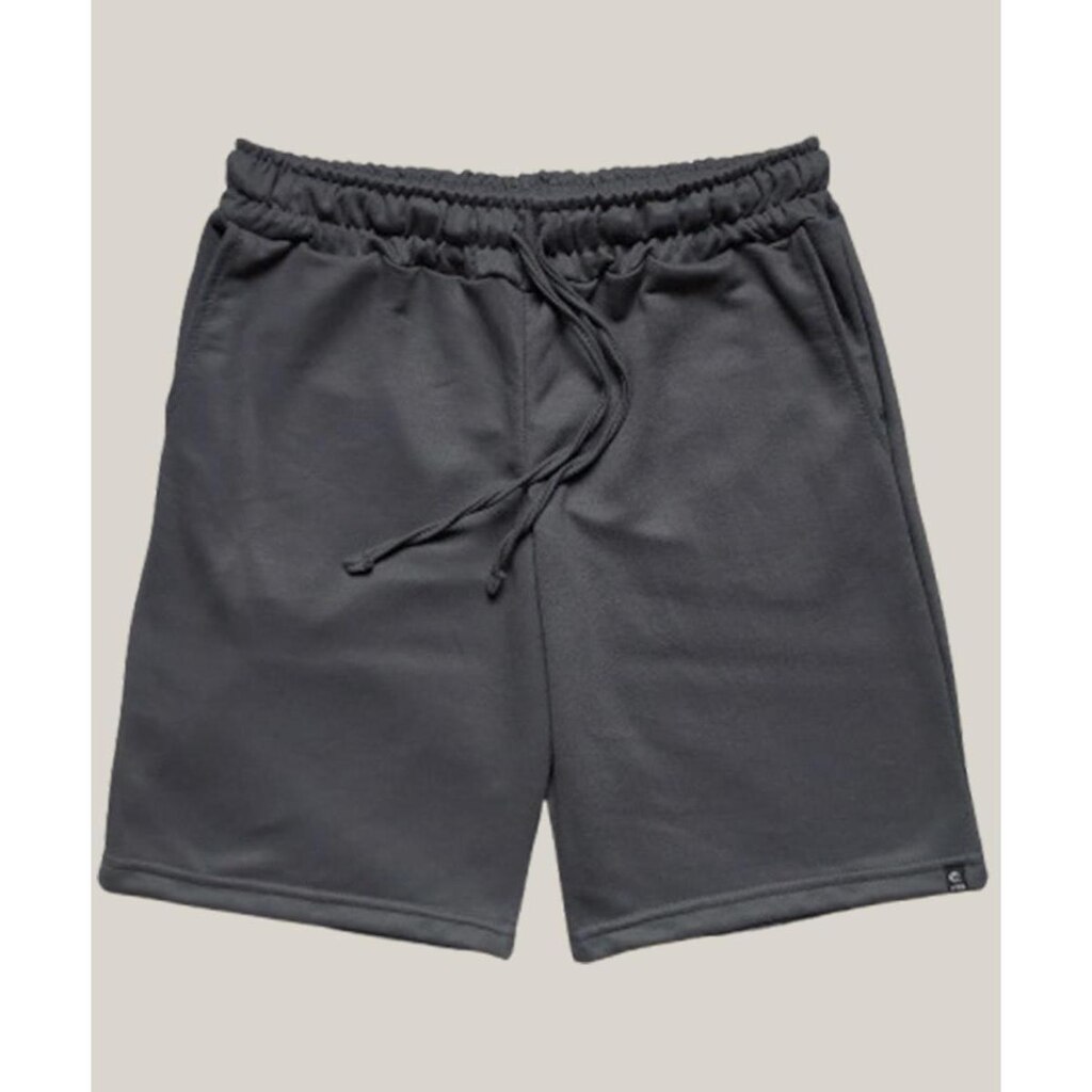 Bermuda Moletom Masculina Cinza Chumbo WSS Brasil