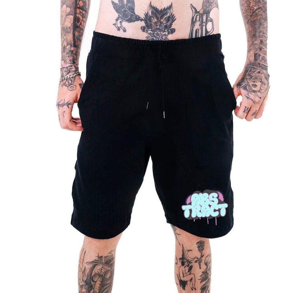 Bermuda Moletom Masculina‎ Spray Wall Abstract New Designer Style