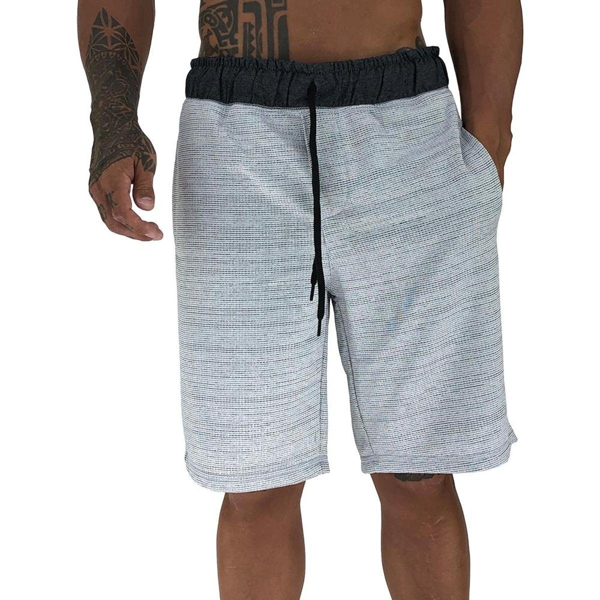 Bermuda Moletom MXD Conceito Cores Full Print Sensação Masculina é ruim? Bermuda Moletom MXD Conceito Cores Full Print Sensação Masculina é boa?