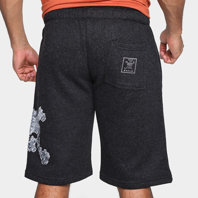 Bermuda Moletom Oakley Back To Skull Masculina