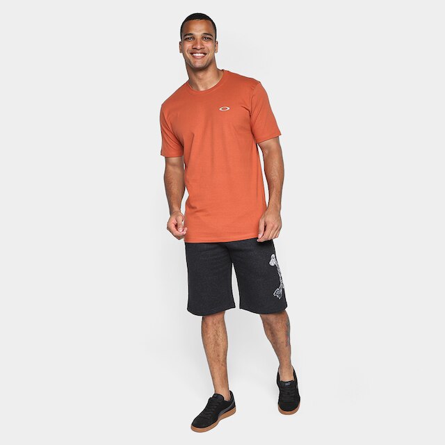 Bermuda Moletom Oakley Back To Skull Masculina