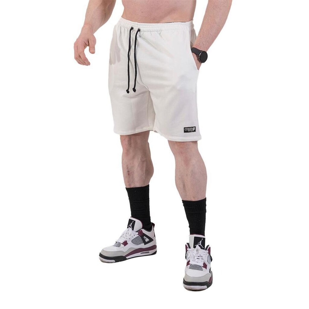 Bermuda Moletom Off White