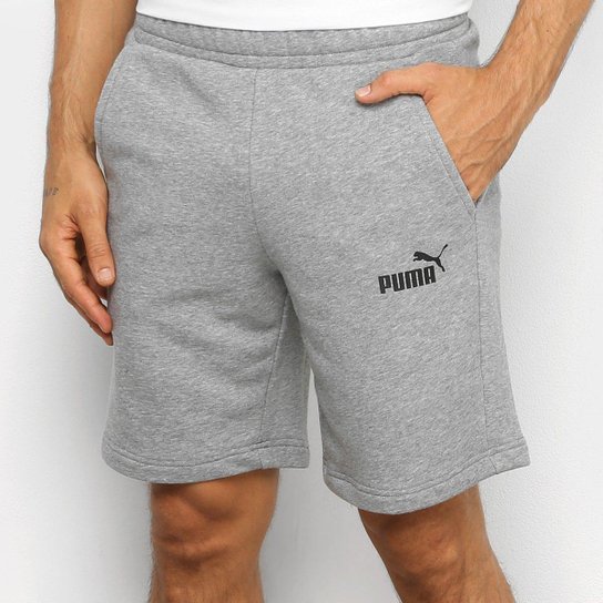 Bermuda Moletom Puma Ess Sweat Masculina - Cinza Claro é ruim? Bermuda Moletom Puma Ess Sweat Masculina - Cinza Claro é boa?