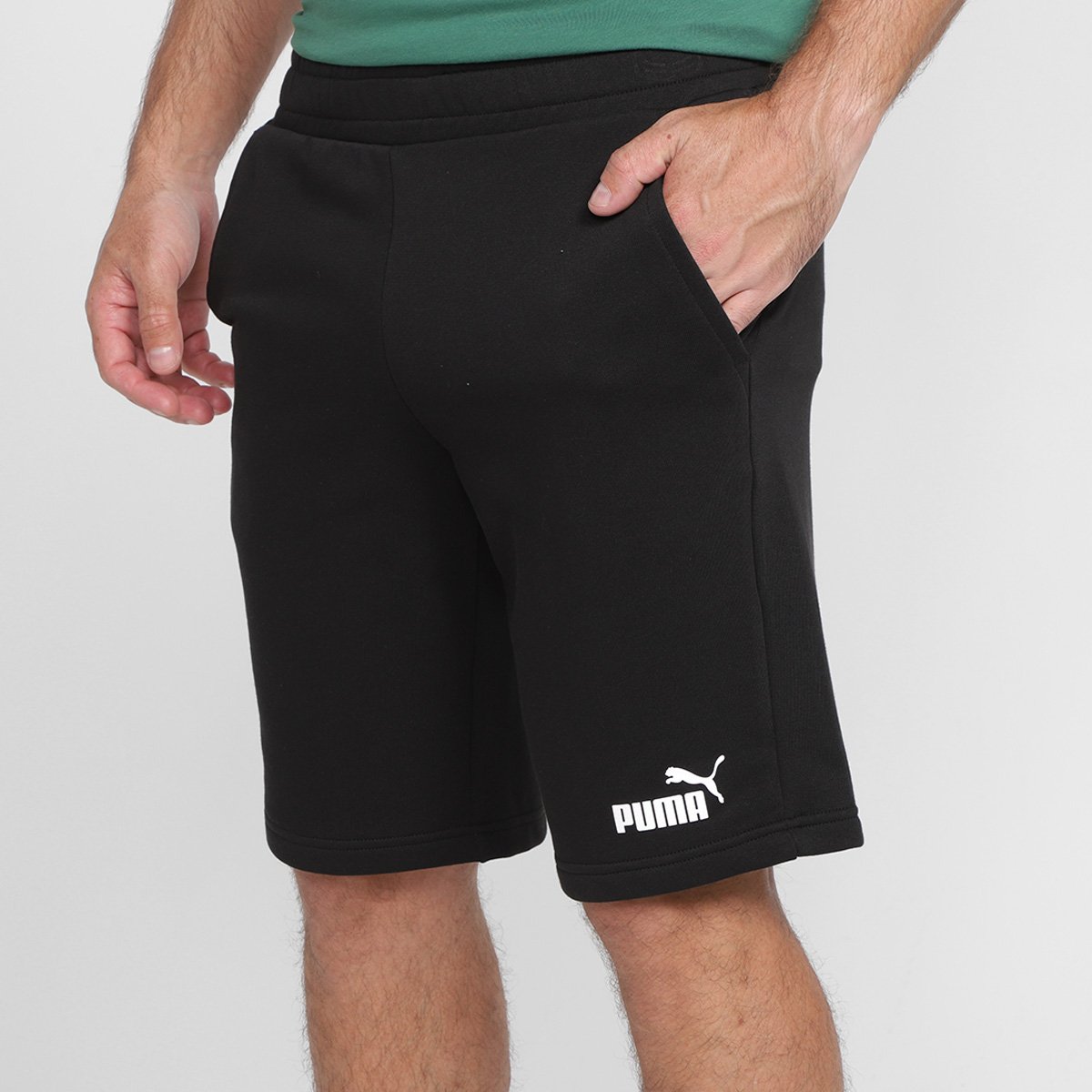 Bermuda Moletom Puma Essentials Masculina