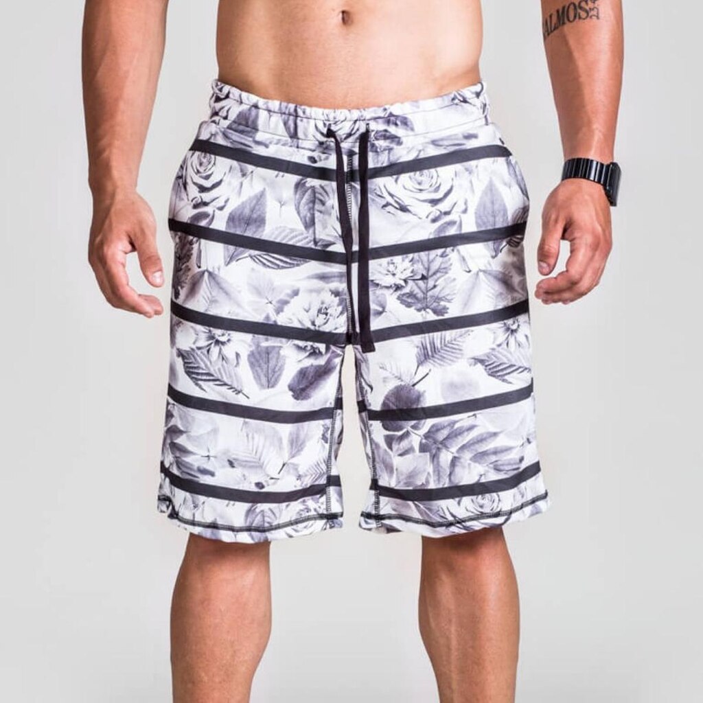 Bermuda Moletom Surty Camo Print Masculina