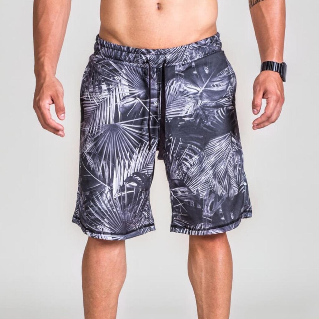 Bermuda Moletom Surty Floral Code Masculina