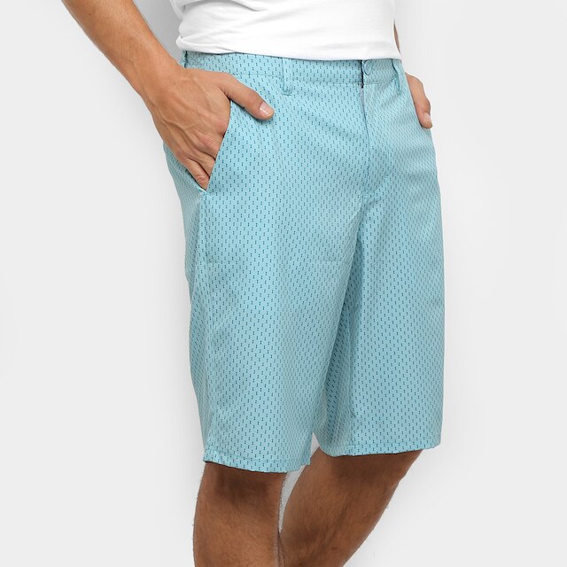Bermuda Mood Híbrida Stretch Masculina - Verde é boa?