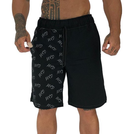 Bermuda MXD Conceito Moletinho Slim Fit MXD Exclusivo Mono Lateral Silk Masculina - Preto é ruim? Bermuda MXD Conceito Moletinho Slim Fit MXD Exclusivo Mono Lateral Silk Masculina - Preto é boa?