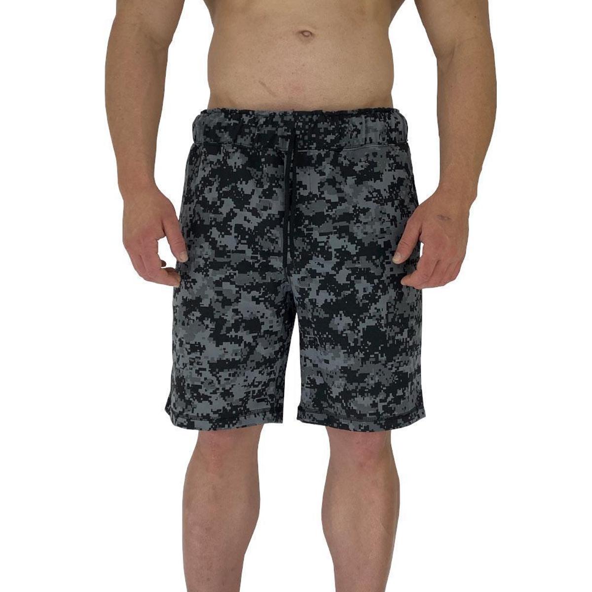 Bermuda MXD Conceito Moletom Camuflado Quadricular Masculina Menor preço em Bermuda MXD Conceito Moletom Camuflado Quadricular Masculina