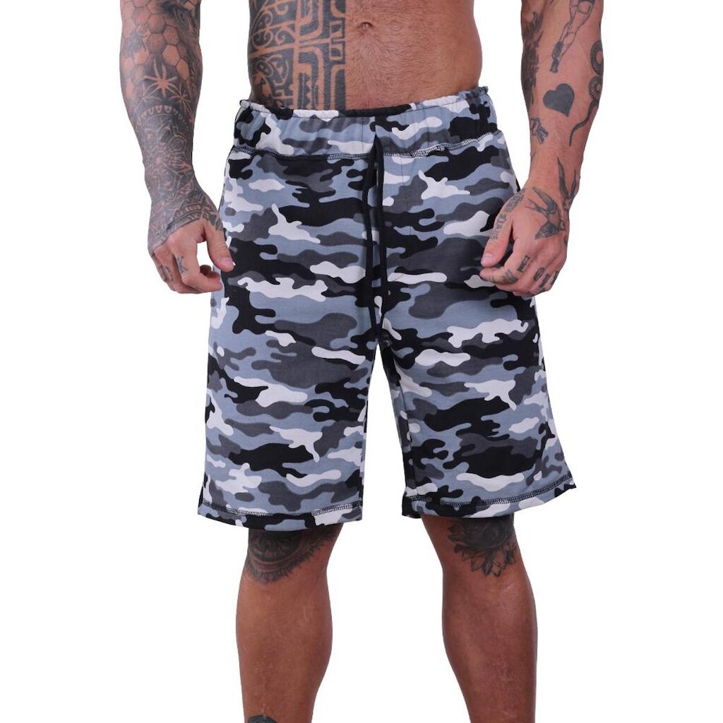 Bermuda MXD Conceito Moletom Slim Camuflado Moderno Premium
