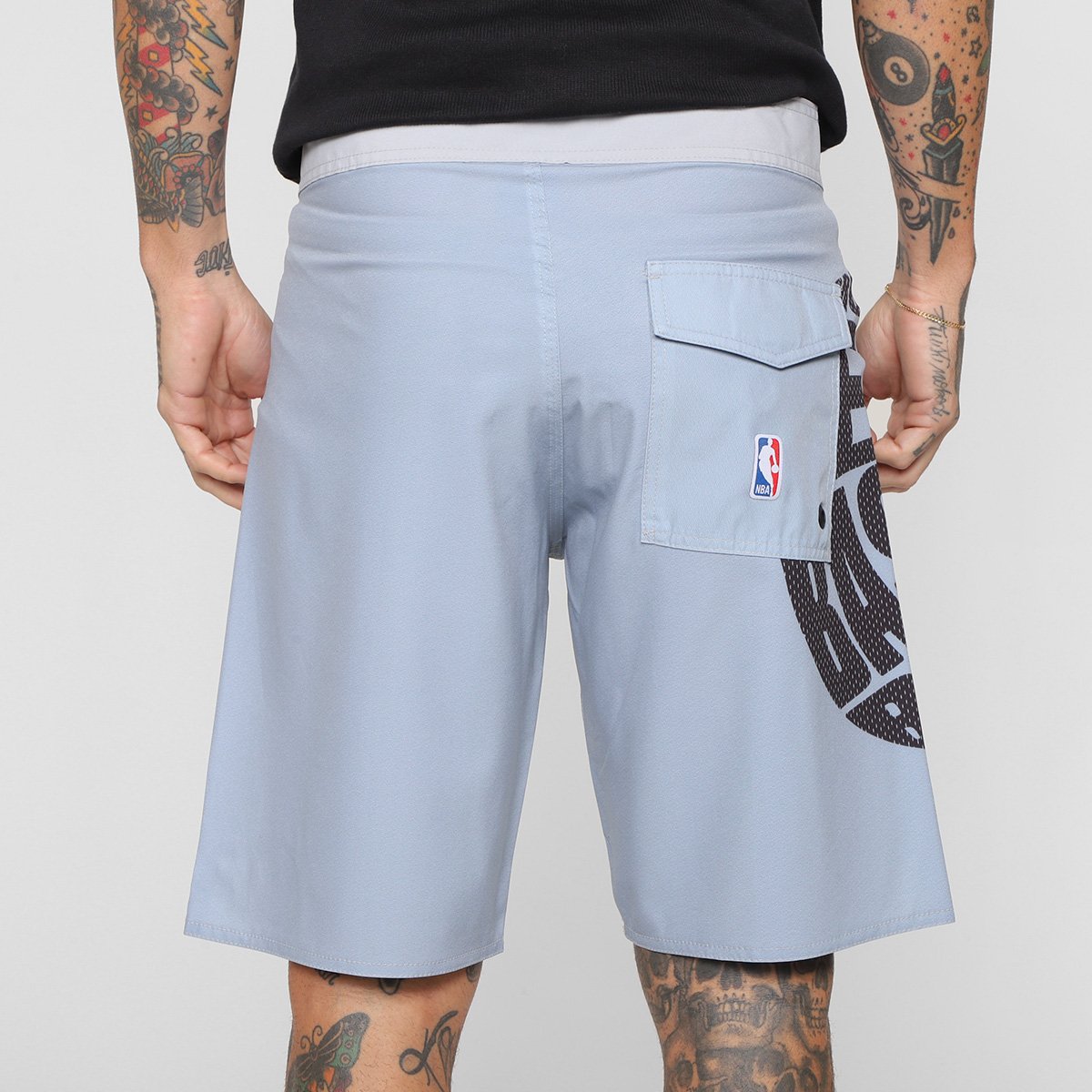 Bermuda NBA Brooklyn Nets Basketball Masculina - 1