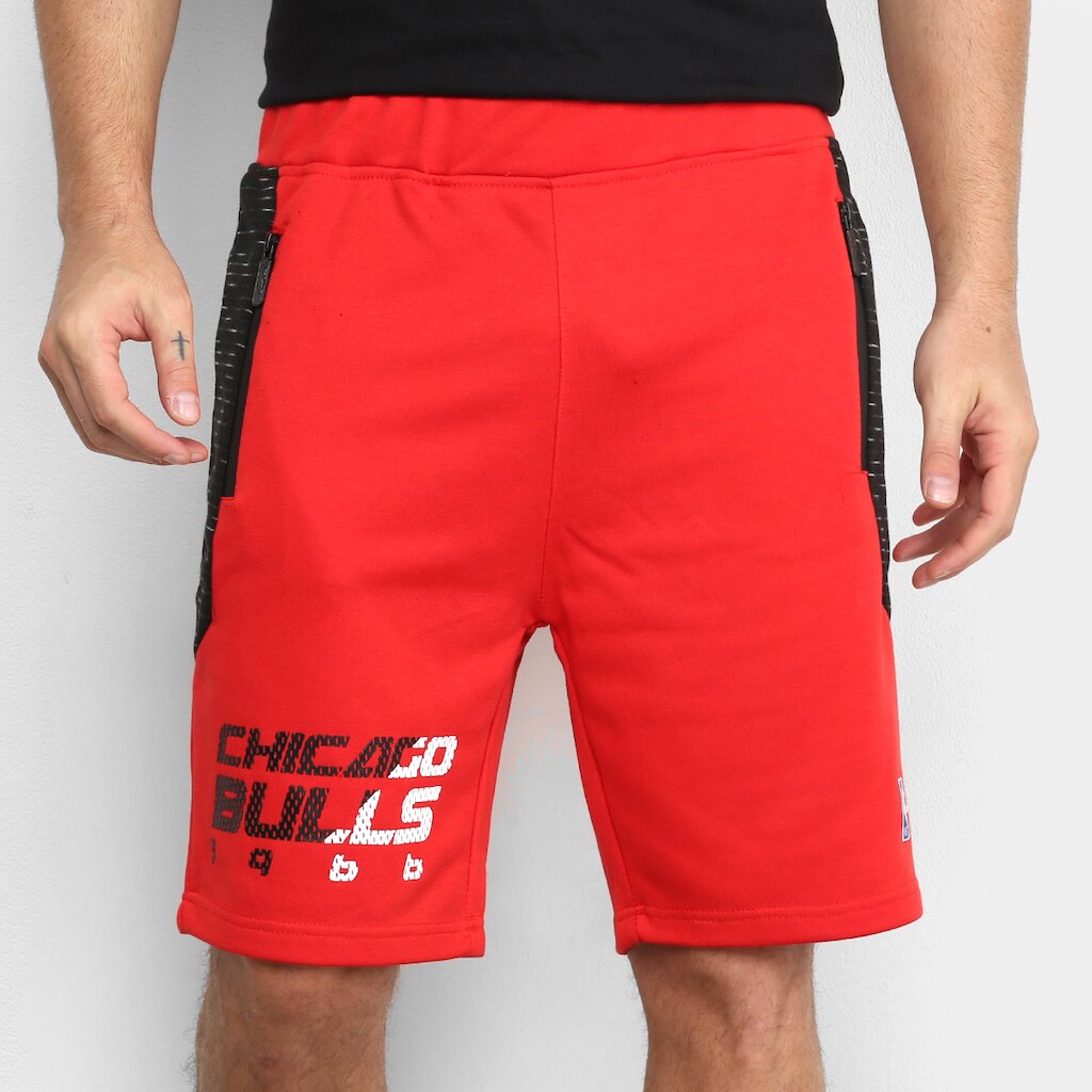 Bermuda NBA Chicago Bulls 1966 Moletom Masculina