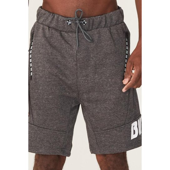 Bermuda NBA Moletom Chicago Bulls Masculino - Preto Menor preço em Bermuda NBA Moletom Chicago Bulls Masculino - Preto