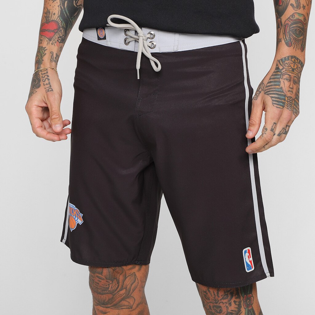 Bermuda NBA New York Knicks Logo Team Masculina