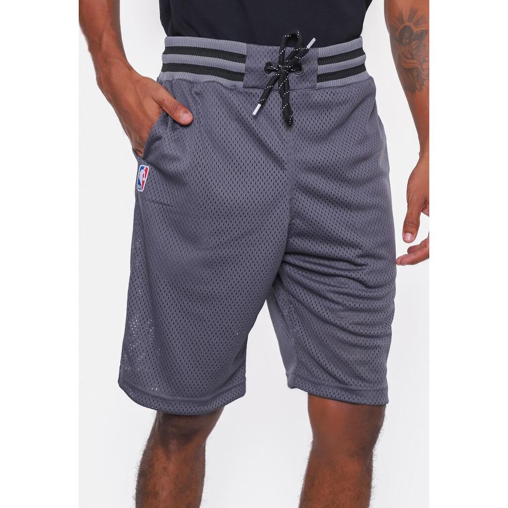 Bermuda NBA Sintética Team Logo Brooklyn Nets Masculino