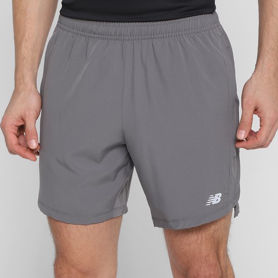 Bermuda New Balance Accelerate 7 Masculina - Cinza é ruim? Bermuda New Balance Accelerate 7 Masculina - Cinza é boa?
