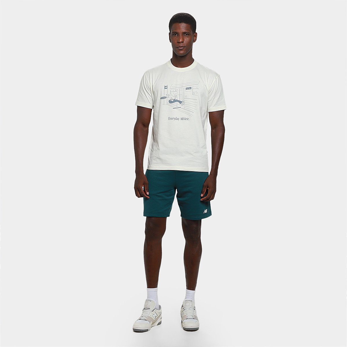 Bermuda New Balance Essentials Masculina - 3