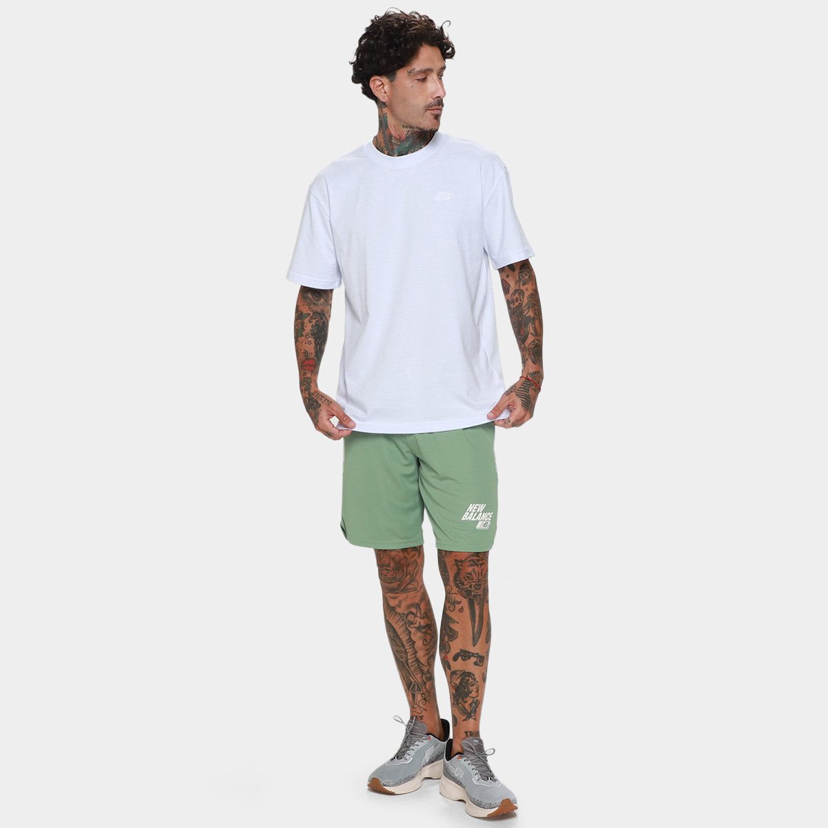 Bermuda New Balance Graphic 9 Masculina - 3