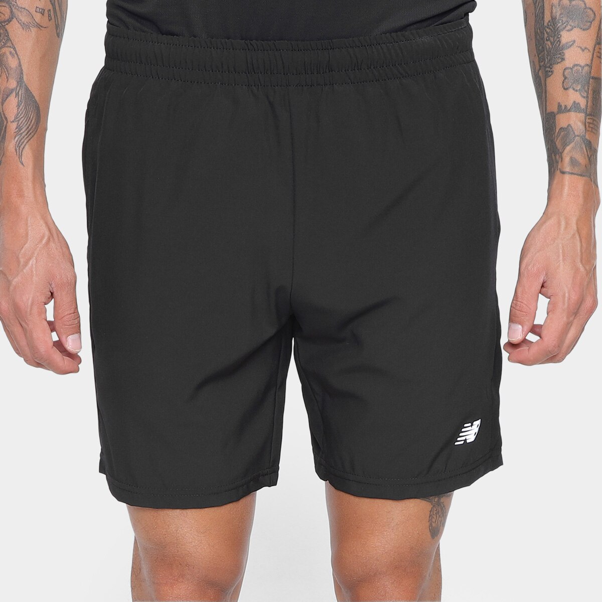 Bermuda New Balance Sport Essentials 7 Masculina Preto
