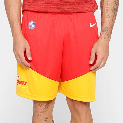 Bermuda NFL Kansas City Chiefs Nike Dri-Fit Knit Masculina - Masculino