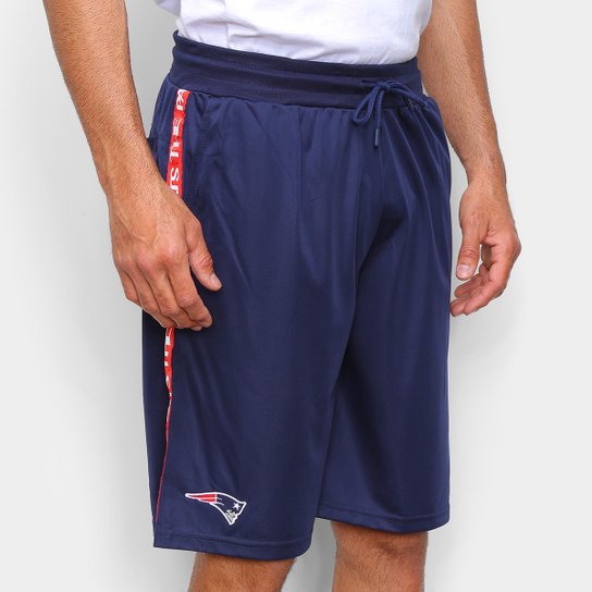 Bermuda NFL New England Patriots New Era Masculina - Marinho Menor preço em Bermuda NFL New England Patriots New Era Masculina - Marinho