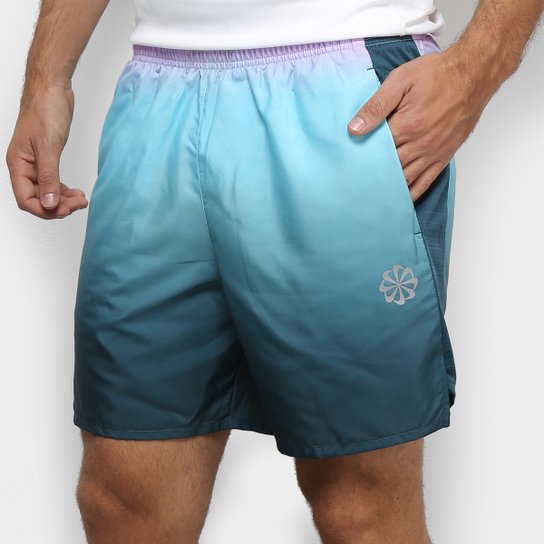 Bermuda Nike DRI-FIT Challenger 7" PR Masculina - Colorido Menor preço em Bermuda Nike DRI-FIT Challenger 7" PR Masculina - Colorido