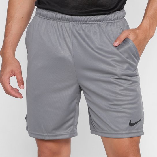 Bermuda Nike Dri-Fit Epic Knit 8In Masculina - Cinza+Preto é ruim? Bermuda Nike Dri-Fit Epic Knit 8In Masculina - Cinza+Preto é boa?