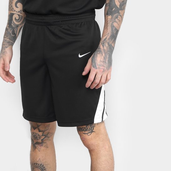 Bermuda Nike Dri-Fit STK Masculina - Preto e Branco é ruim? Bermuda Nike Dri-Fit STK Masculina - Preto e Branco é boa?