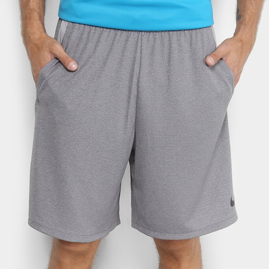 Bermuda Nike Dry 4.0 Masculina - Grafite e Preto Menor preço em Bermuda Nike Dry 4.0 Masculina - Grafite e Preto