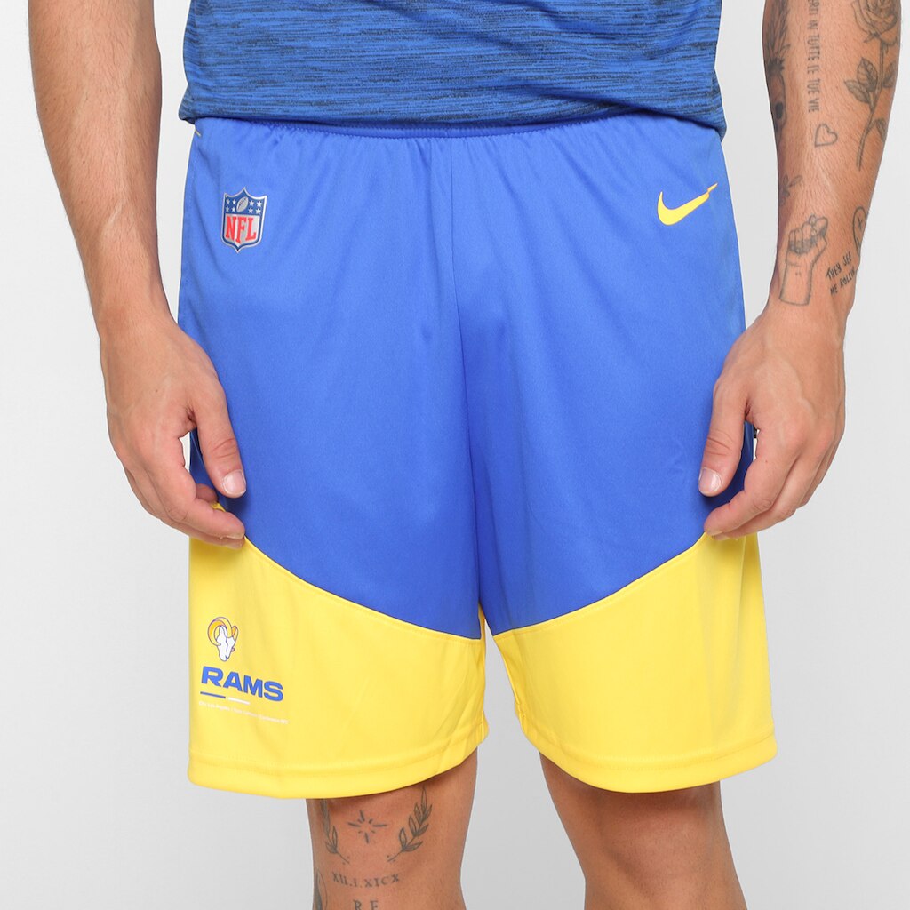 Bermuda Nike Los Angeles Rams Dri-FIT Knit Masculina