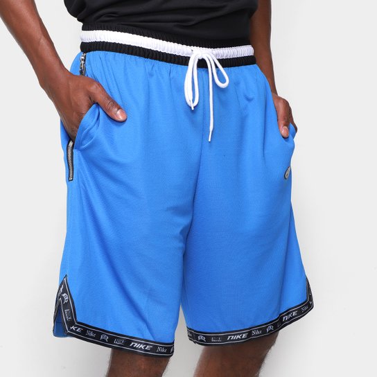 Bermuda Nike NBA Dna Masculina - Azul+Preto Menor preço em Bermuda Nike NBA Dna Masculina - Azul+Preto