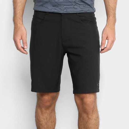 Bermuda Oakley Base Line Hybrid 21 Masculina - Preto Menor preço em Bermuda Oakley Base Line Hybrid 21 Masculina - Preto