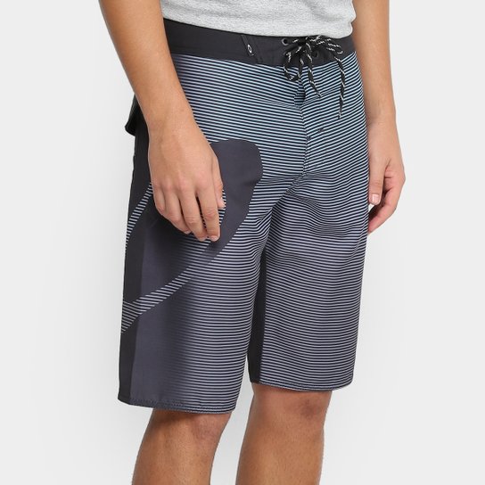 Bermuda Oakley Faded Stripes Boardshorts Masculina Preto Branco Netshoes Bermuda Oakley Faded Stripes Boardshorts Masculina Preto Branco Netshoes