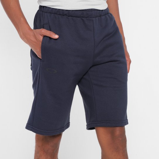 Bermuda Oakley Trn Essential Fleece Masculina - Marinho Menor preço em Bermuda Oakley Trn Essential Fleece Masculina - Marinho