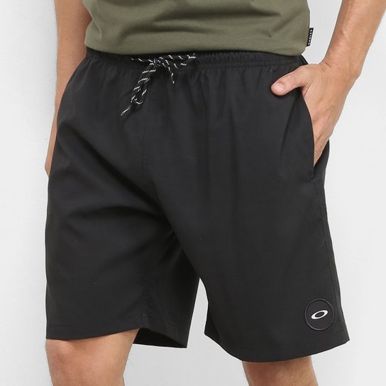 Bermuda Oakley Trunk Masculina - Preto Menor preço em Bermuda Oakley Trunk Masculina - Preto