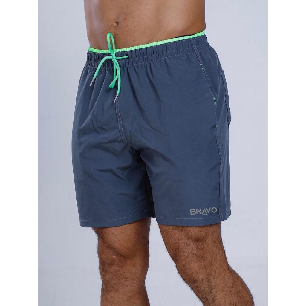 Bermuda Ocean Bravo Chumbo com Verde Neon