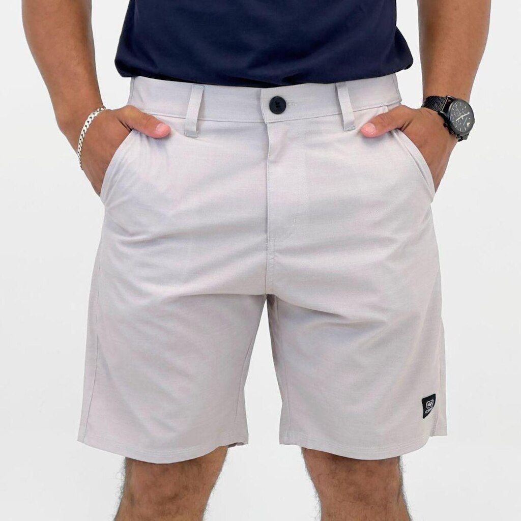 Bermuda Oceano em Tecido Masculina