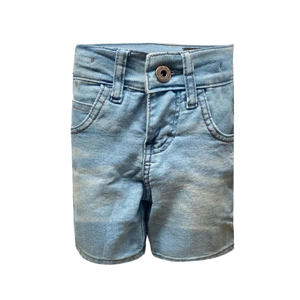 Bermuda Ogochi Infantil Jeans Claro 10/18